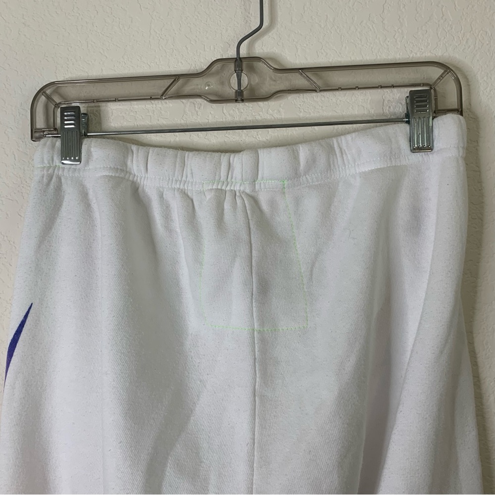 Aviator nation Womens white rainbow bolt sweatpants L - Picture 8 of 14